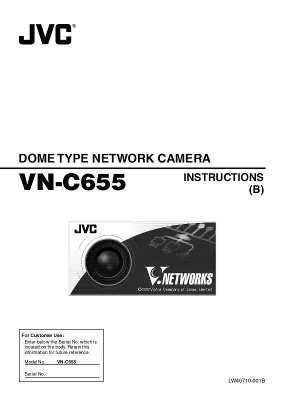 Mode d'emploi JVC VN-C655