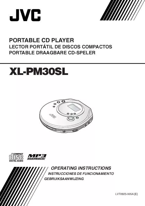Mode d'emploi JVC XL-PM30SL