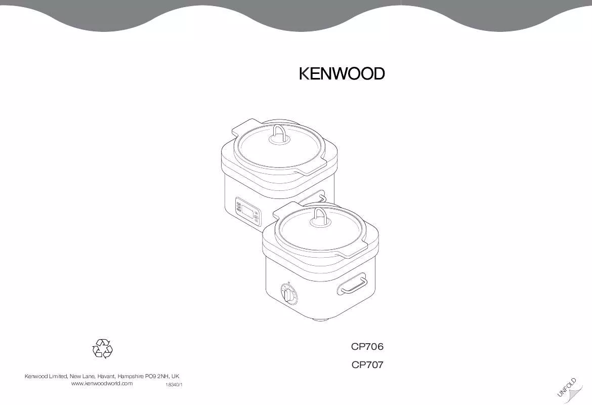 Mode d'emploi KENWOOD CP706