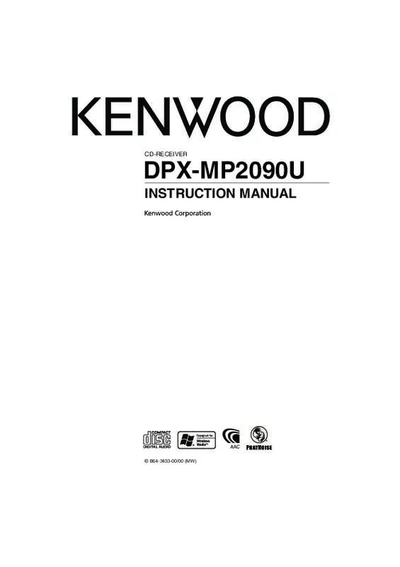 Mode d'emploi KENWOOD DPX-MP2090U