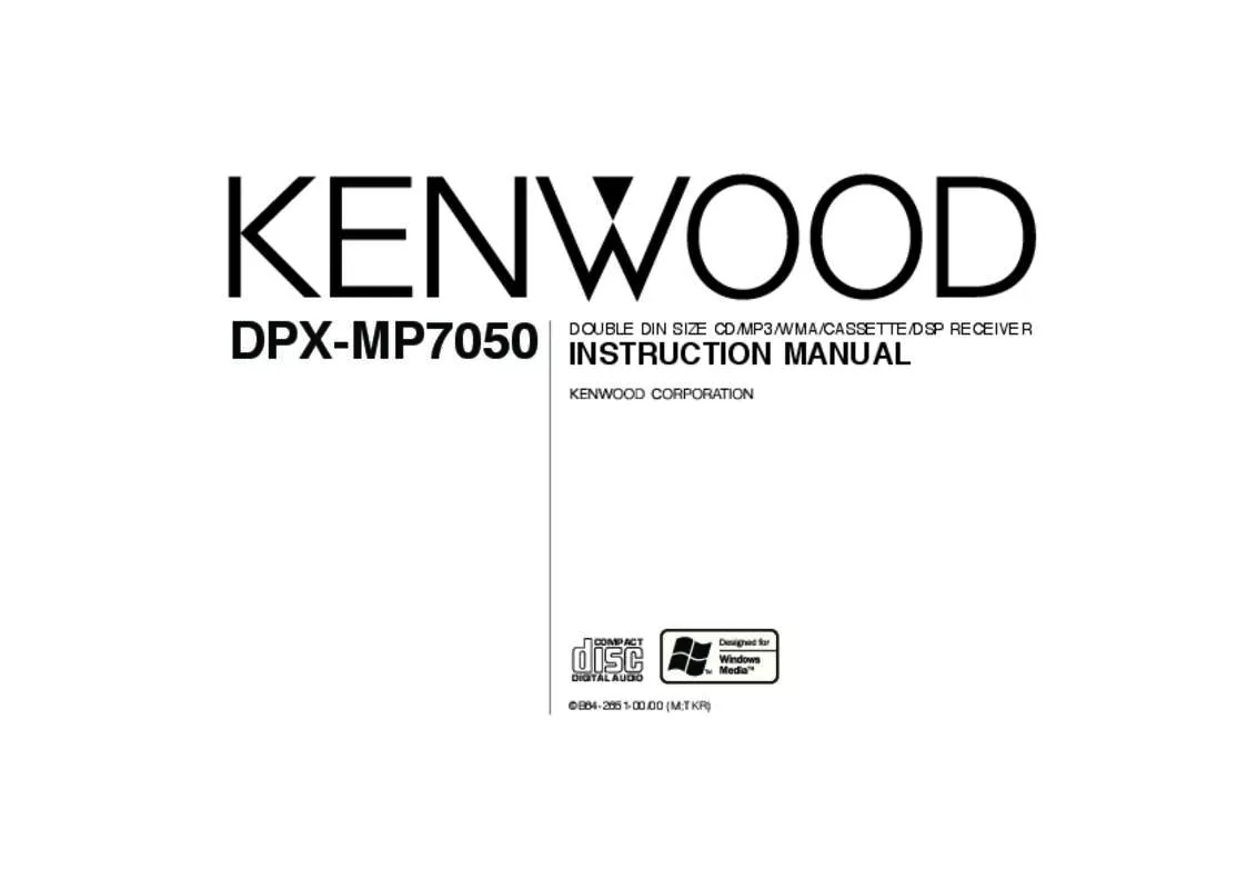 Mode d'emploi KENWOOD DPX-MP7050