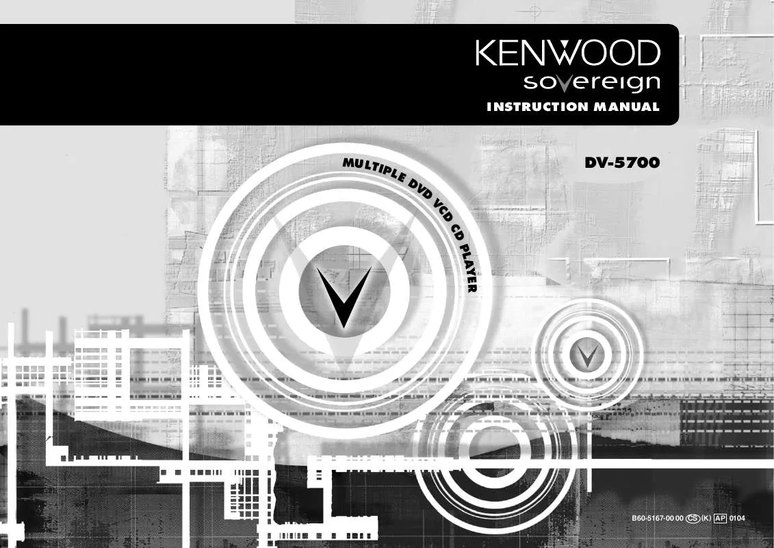 Mode d'emploi KENWOOD DV-5700