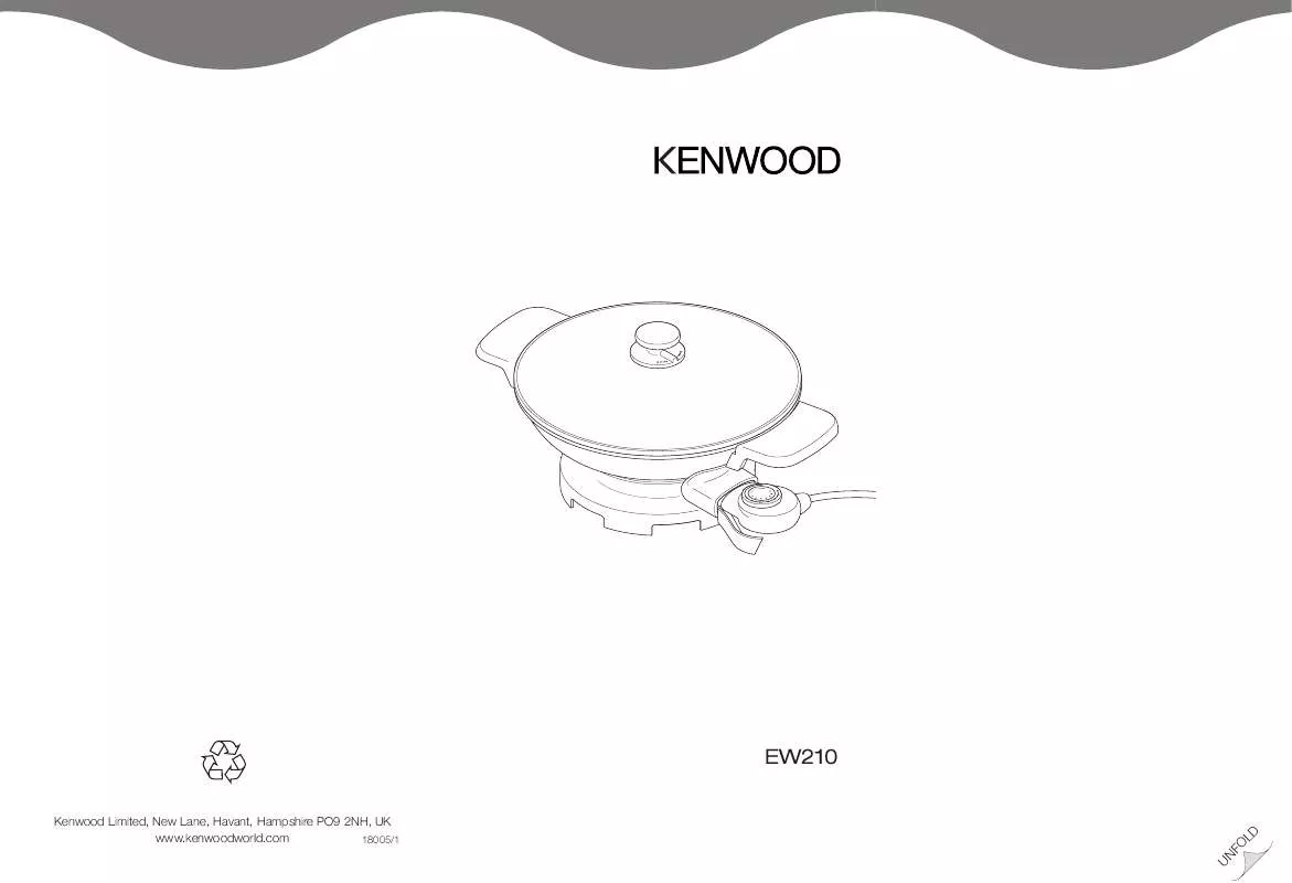 Mode d'emploi KENWOOD EW210