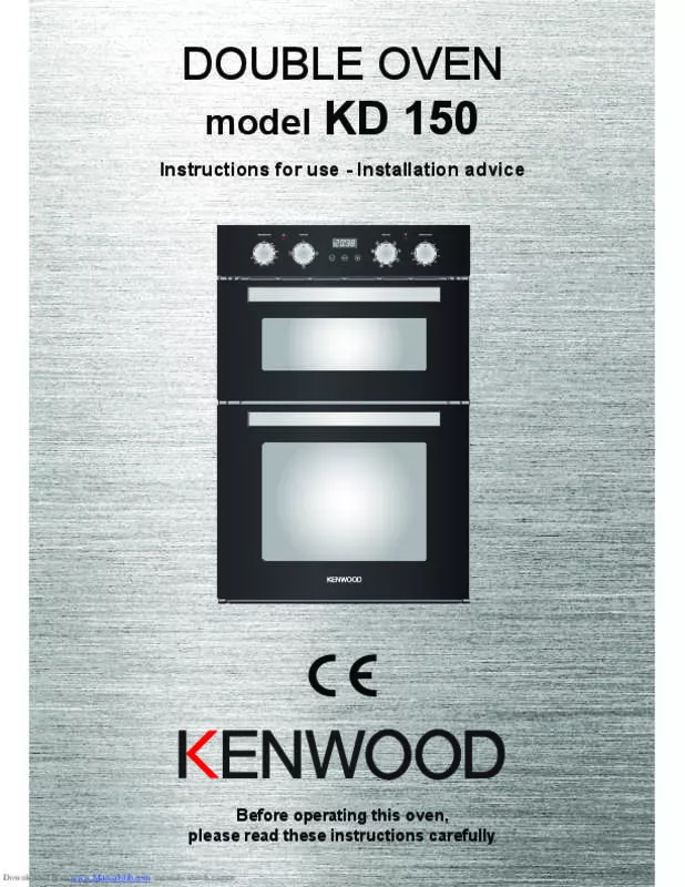 Mode d'emploi KENWOOD KD 1500