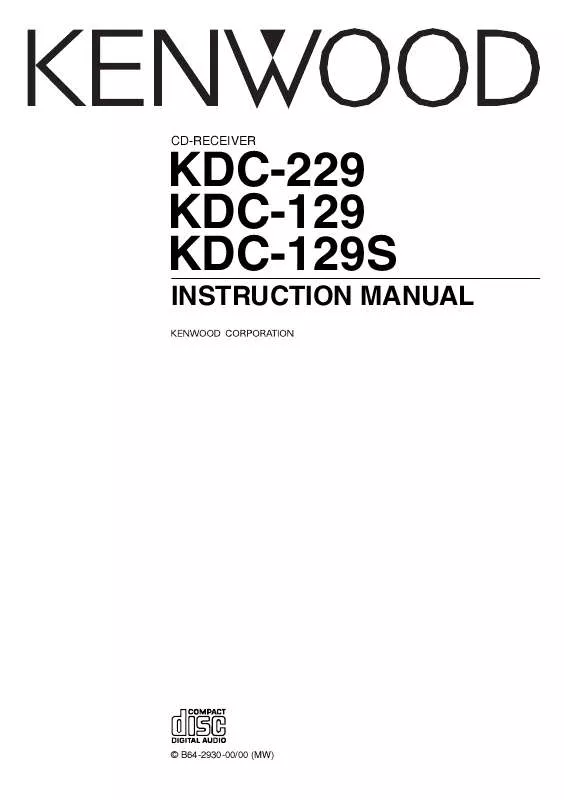 Mode d'emploi KENWOOD KDC-129