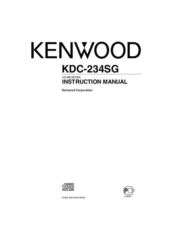 Mode d'emploi KENWOOD KDC-234SG