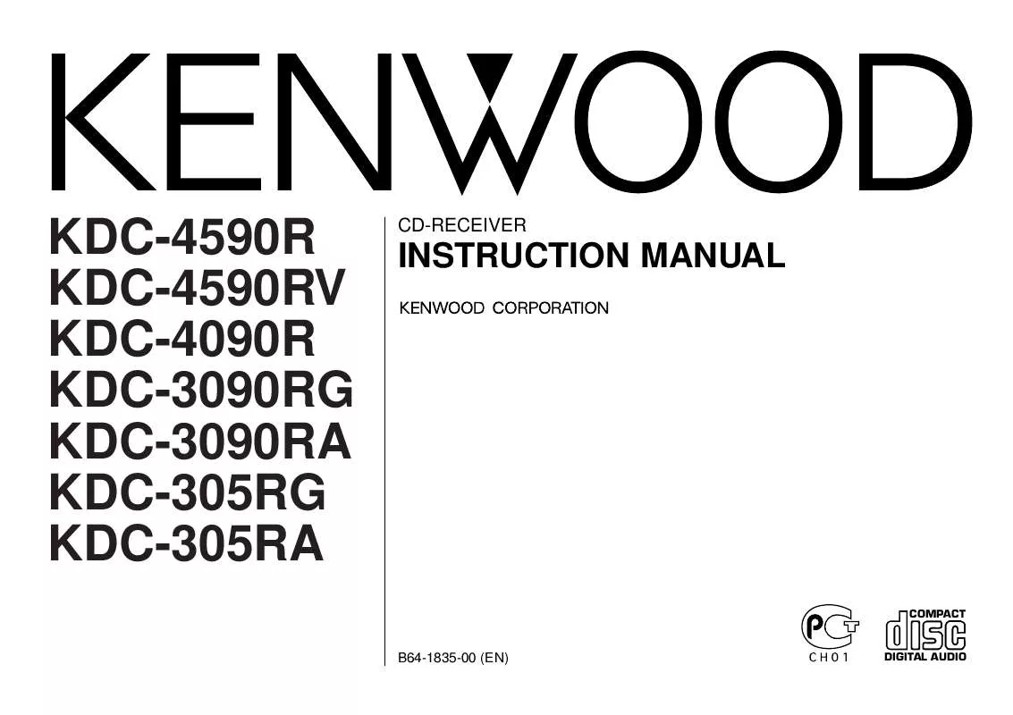 Mode d'emploi KENWOOD KDC-305RG