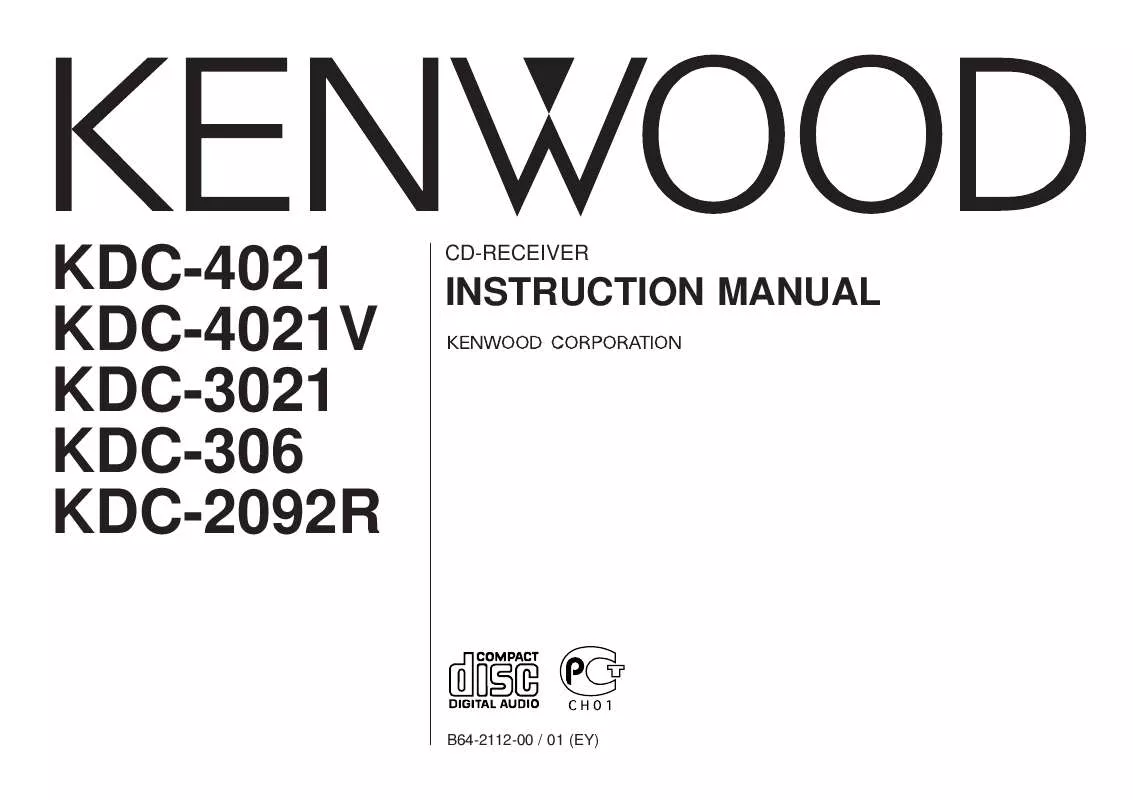 Mode d'emploi KENWOOD KDC-4021V