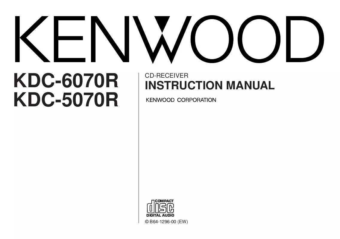 Mode d'emploi KENWOOD KDC-5070R