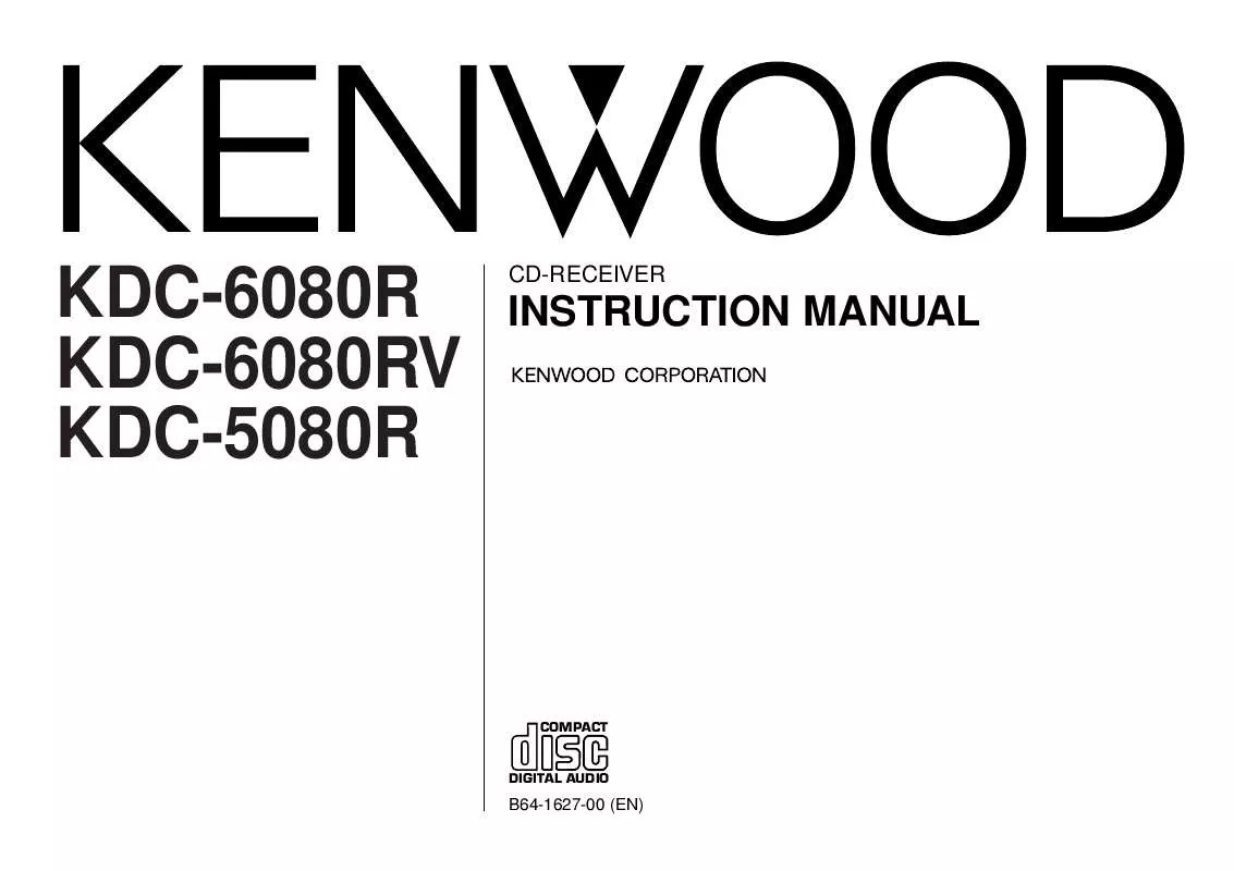 Mode d'emploi KENWOOD KDC-6080V