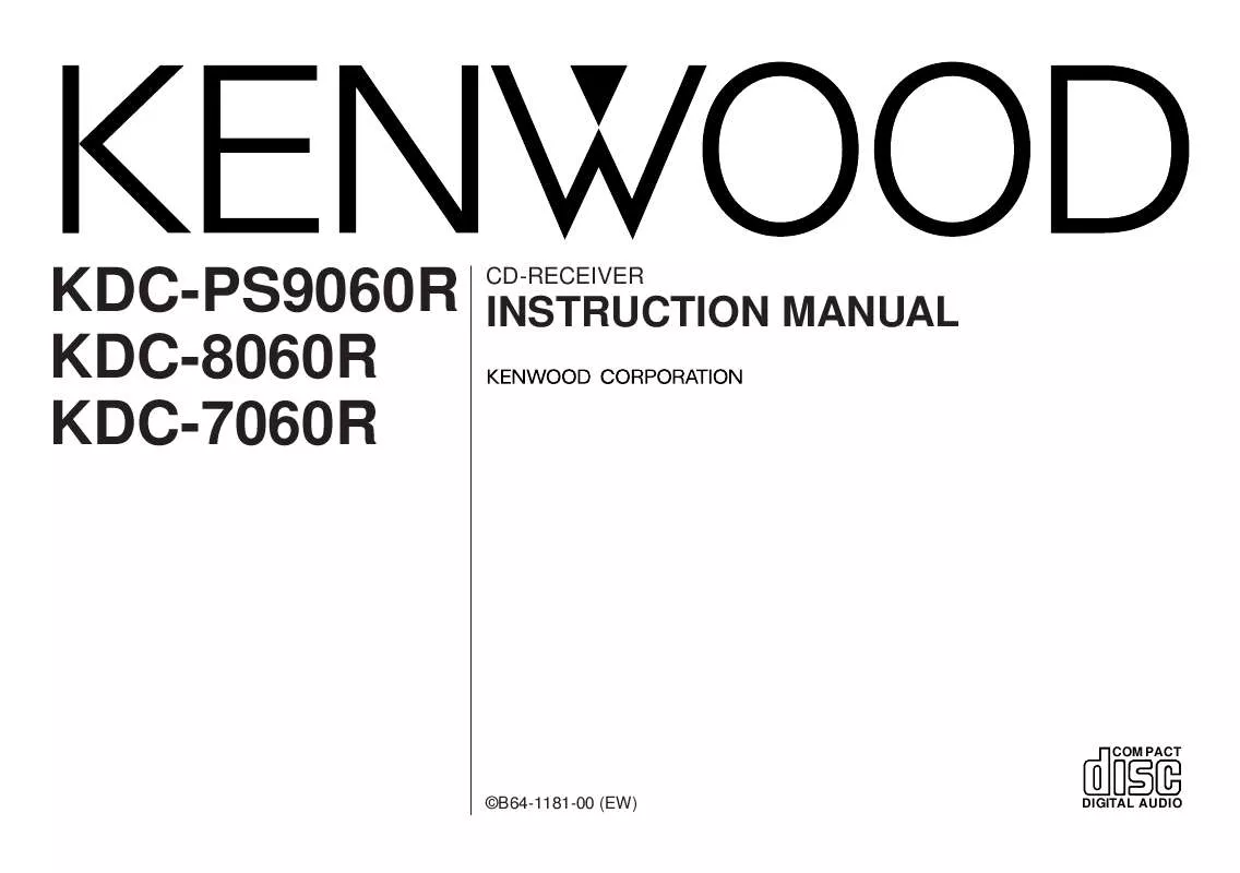 Mode d'emploi KENWOOD KDC-7060R