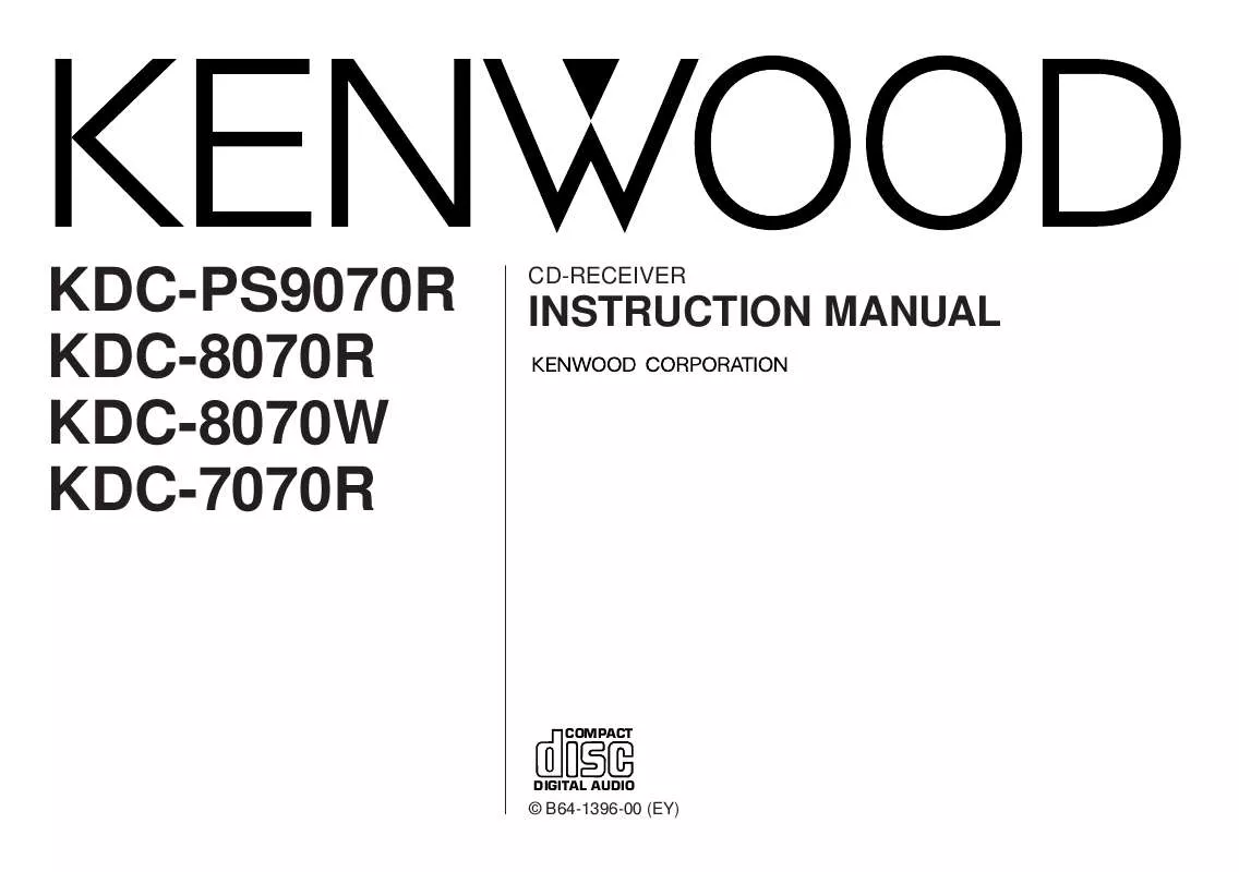 Mode d'emploi KENWOOD KDC-7070R