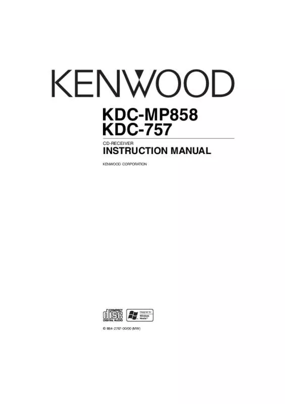 Mode d'emploi KENWOOD KDC-757