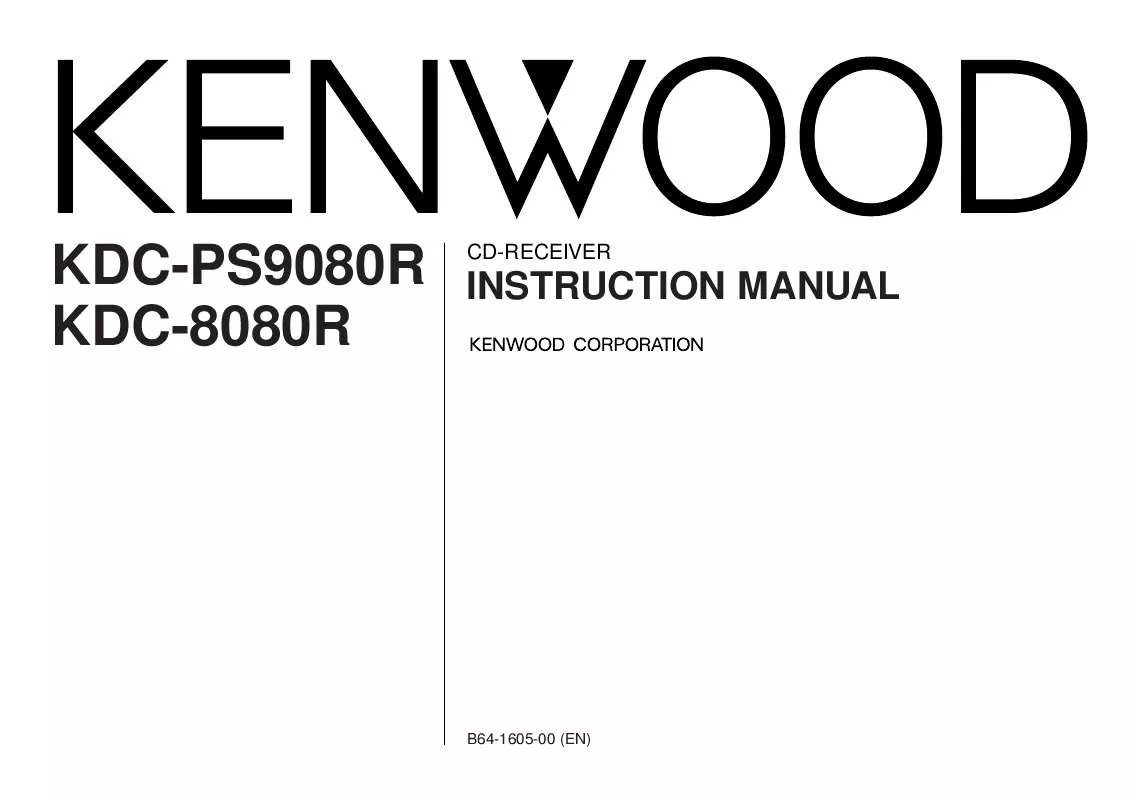 Mode d'emploi KENWOOD KDC-8080R