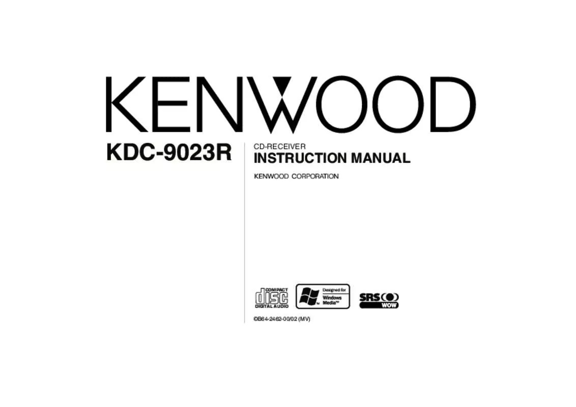 Mode d'emploi KENWOOD KDC-9023R