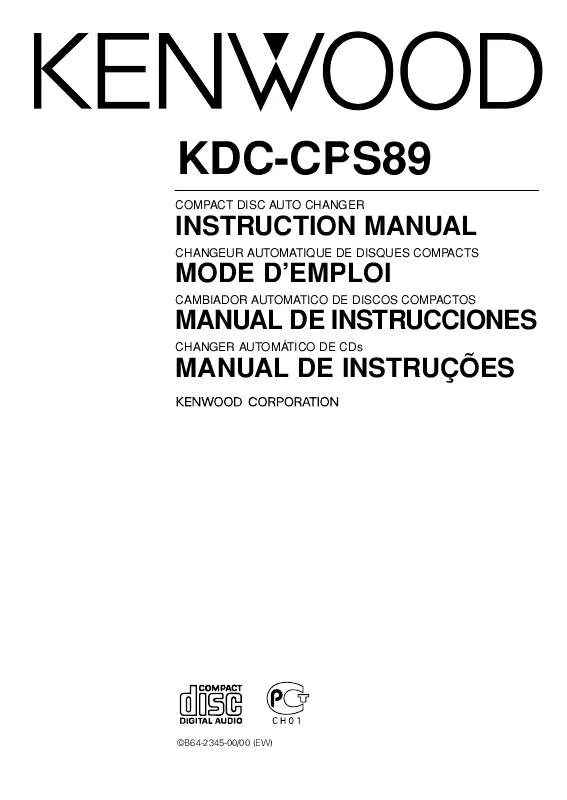 Mode d'emploi KENWOOD KDC-CPS89