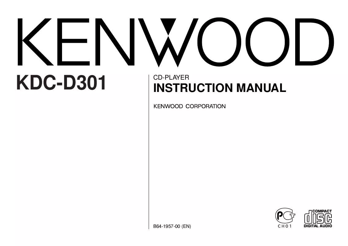 Mode d'emploi KENWOOD KDC-D301