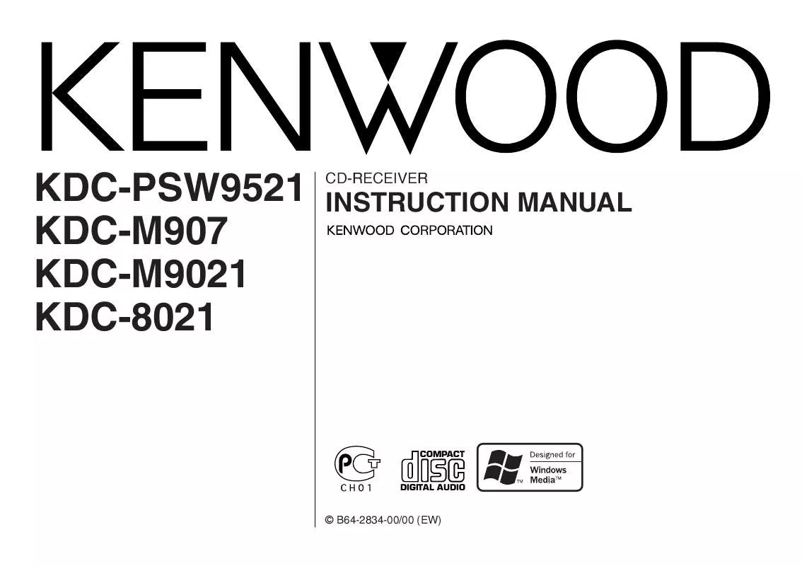 Mode d'emploi KENWOOD KDC-M907