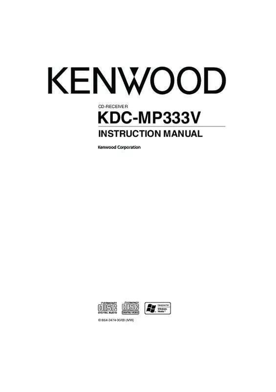 Mode d'emploi KENWOOD KDC-MP333V