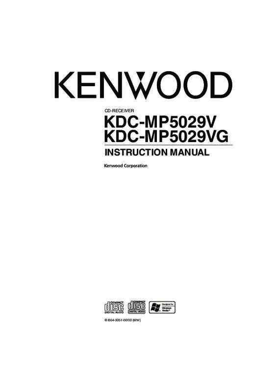 Mode d'emploi KENWOOD KDC-MP5029V