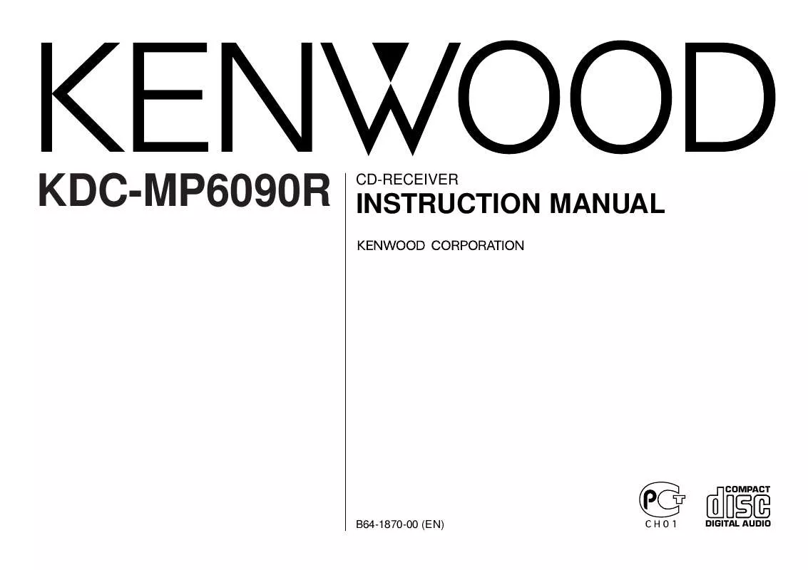 Mode d'emploi KENWOOD KDC-MP6090R