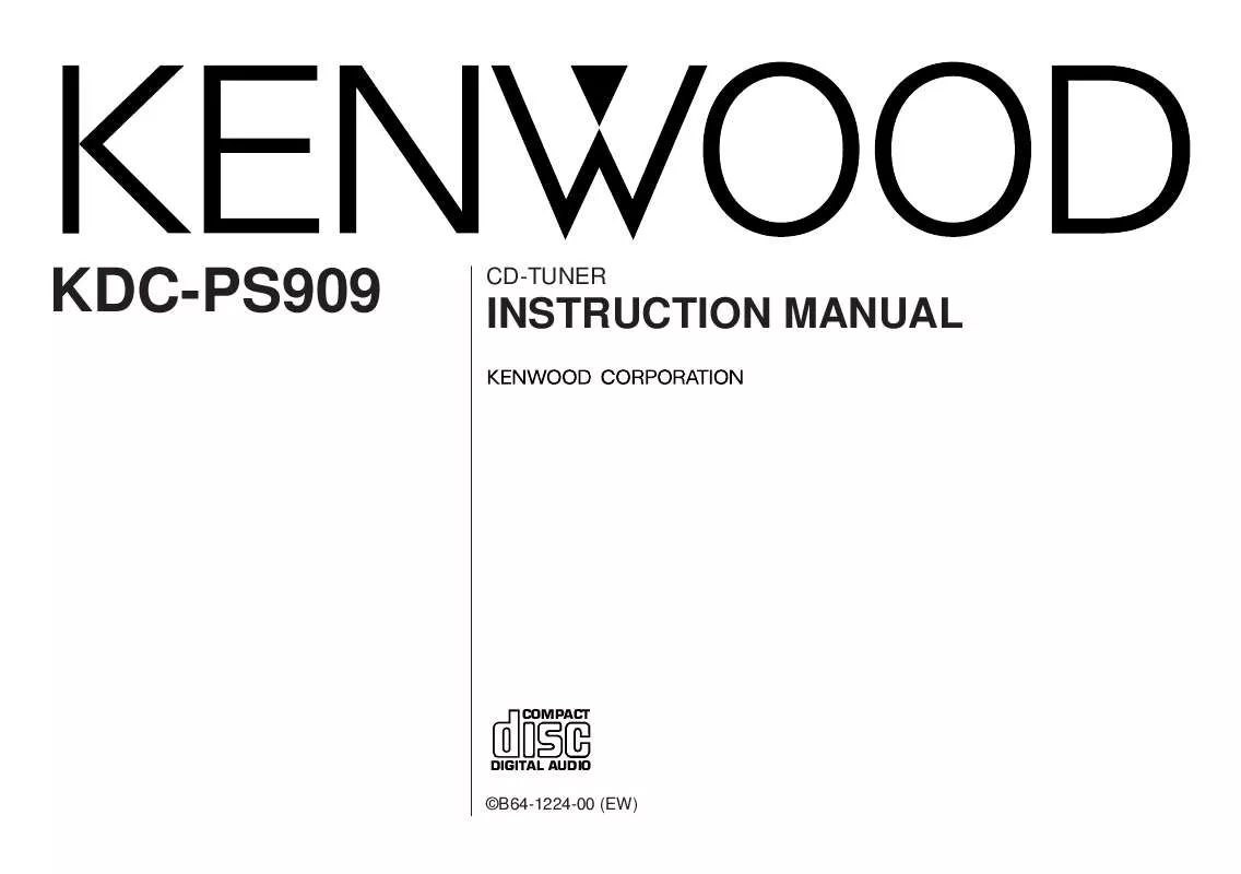 Mode d'emploi KENWOOD KDC-PS909