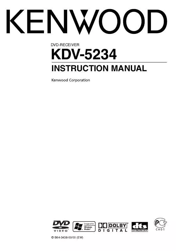 Mode d'emploi KENWOOD KDV-5234
