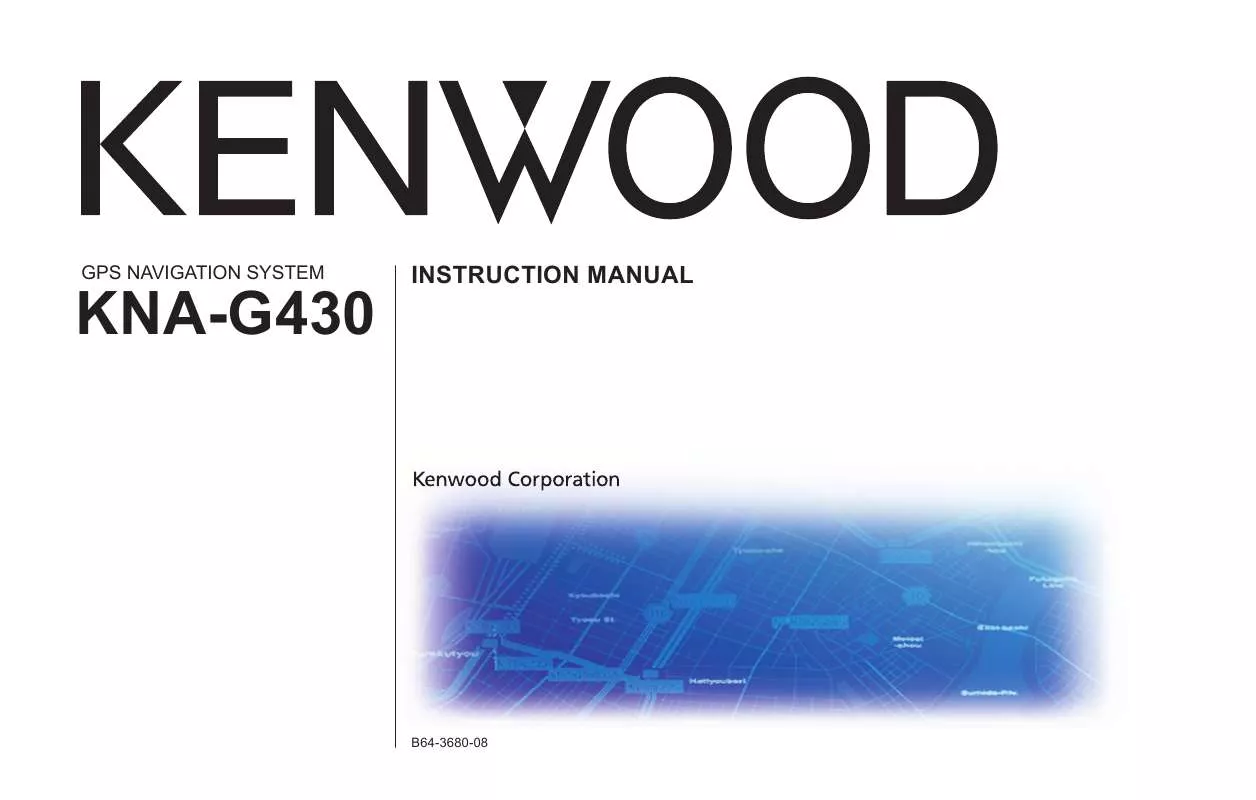 Mode d'emploi KENWOOD KNA-G430