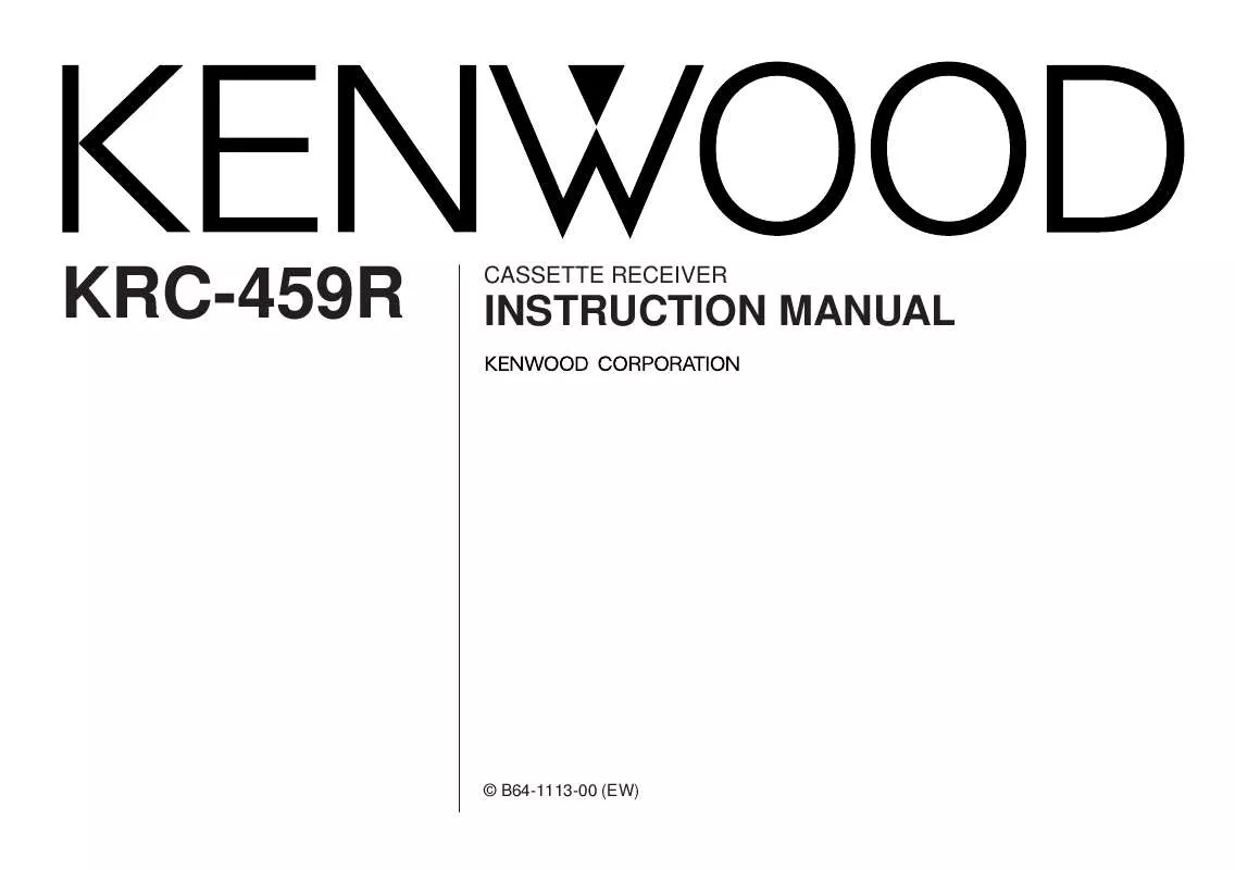 Mode d'emploi KENWOOD KRC-459R