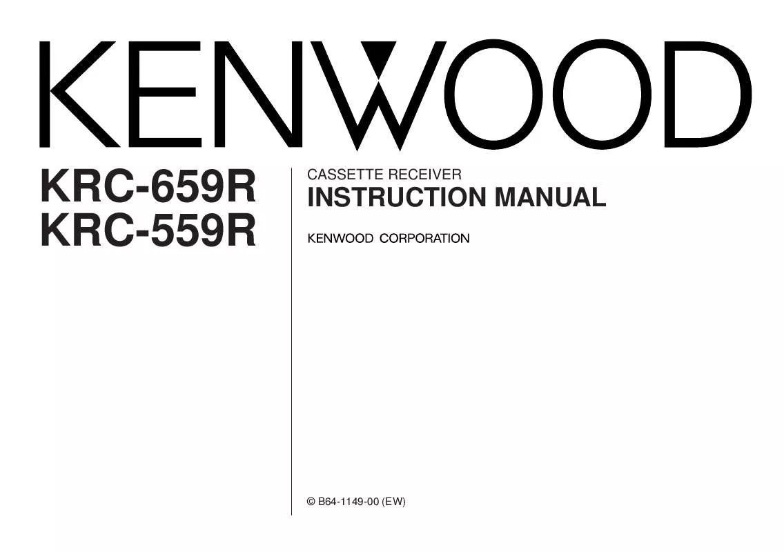 Mode d'emploi KENWOOD KRC-559R