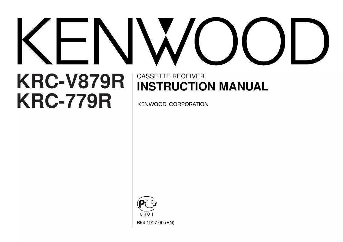 Mode d'emploi KENWOOD KRC-779R