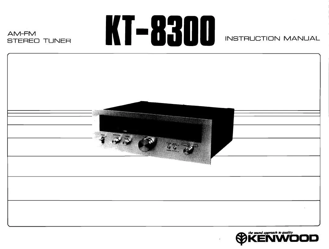 Mode d'emploi KENWOOD KT-8300