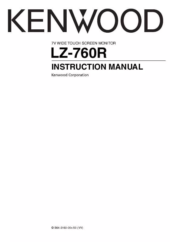 Mode d'emploi KENWOOD LZ-760R