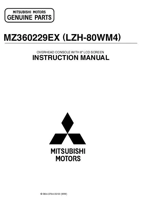 Mode d'emploi KENWOOD MZ360229EX(LZH-80WM4)