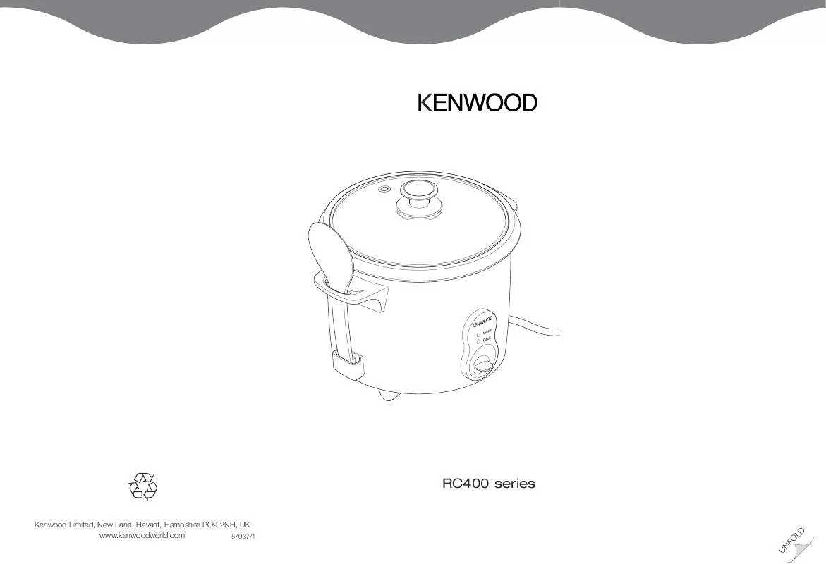 Mode d'emploi KENWOOD RC417