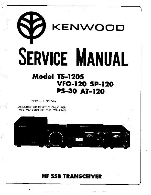 Mode d'emploi KENWOOD TS-120S