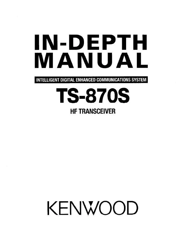 Mode d'emploi KENWOOD TS-870