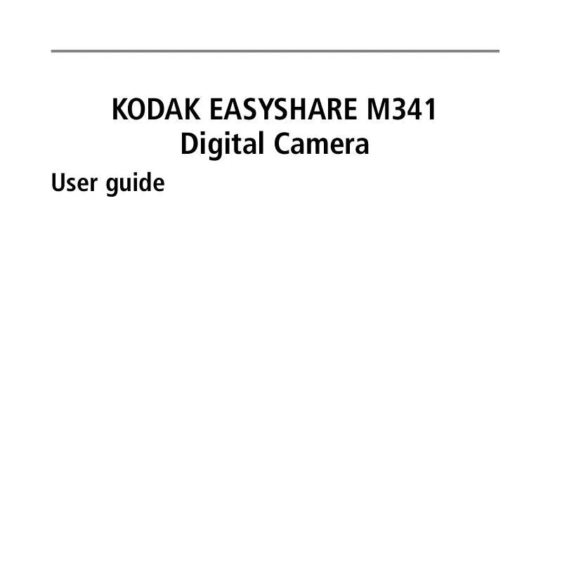 Mode d'emploi KODAK EASYSHARE M341