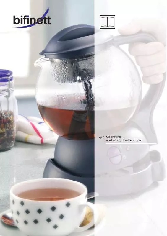 Mode d'emploi KOMPERNASS BIFINETT KH 600 AUTOMATIC TEA AND COFFEE MAKER