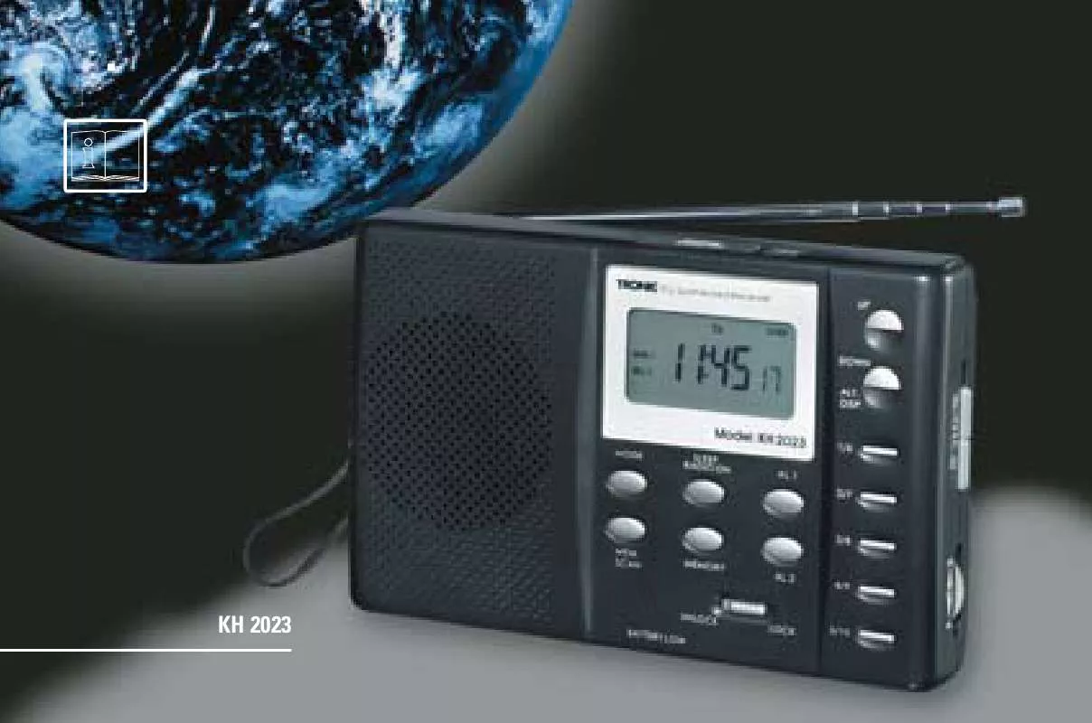 Mode d'emploi KOMPERNASS EBENCH KH 2023 DIGITAL WORLD RADIO RECEIVER