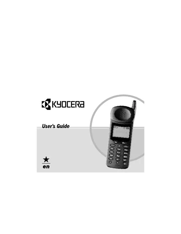 Mode d'emploi KYOCERA THINPHONE QCP 860