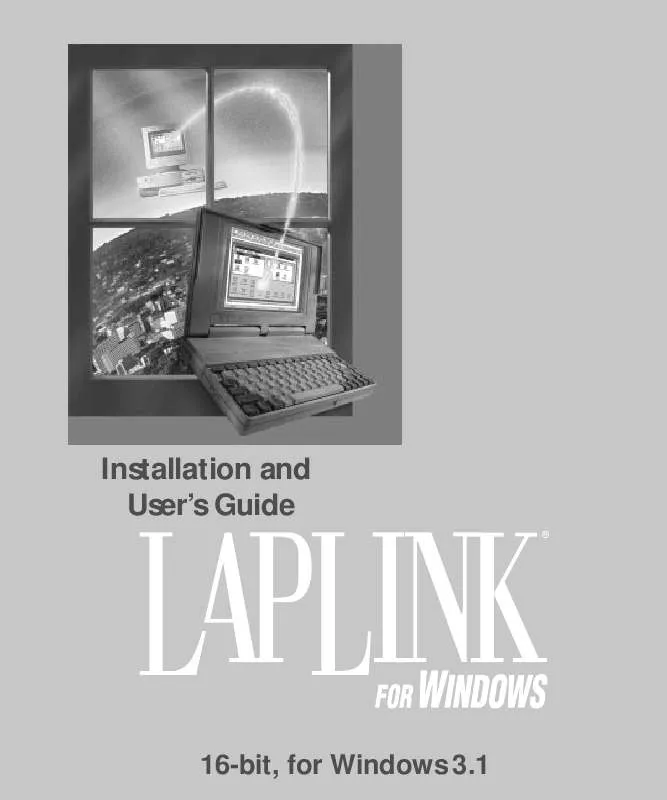 Mode d'emploi LAPLINK LAPLINK FOR WINDOWS 3.1