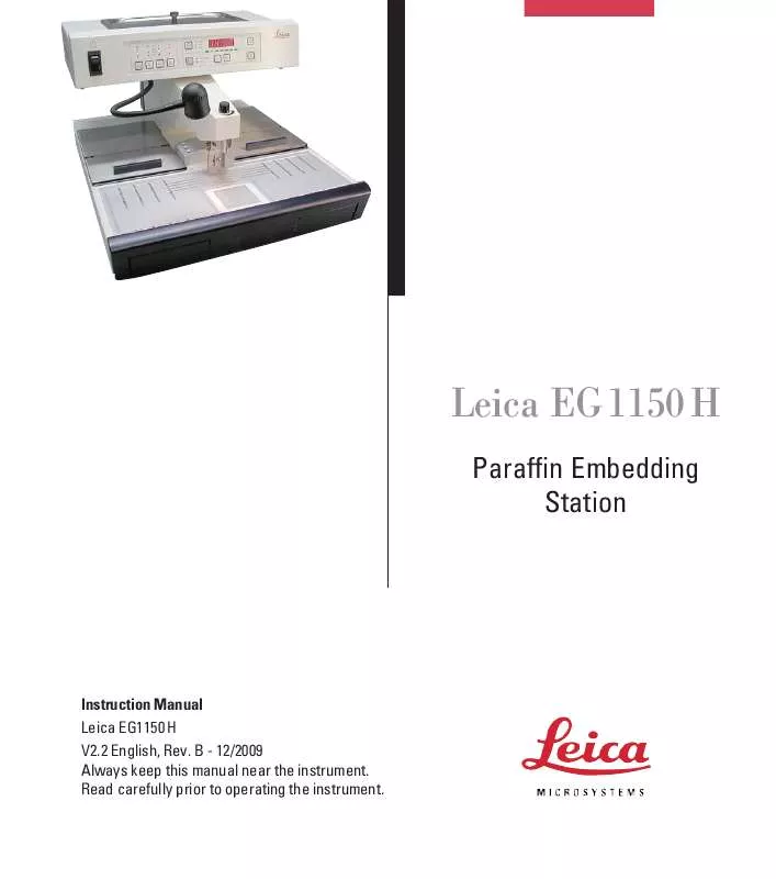 Mode d'emploi LEICA EG 1150 H
