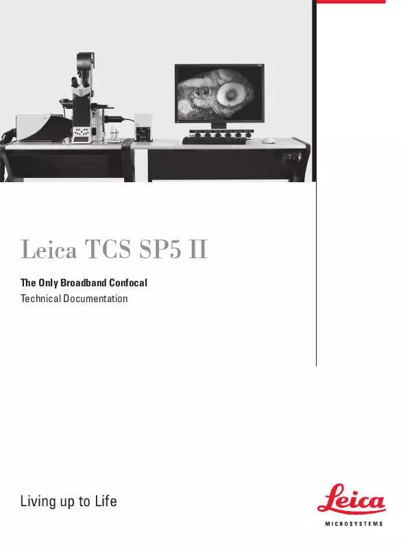 Mode d'emploi LEICA TCS SP5 II