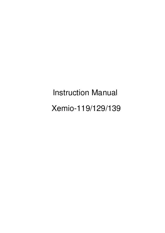 Mode d'emploi LENCO XEMIO-119