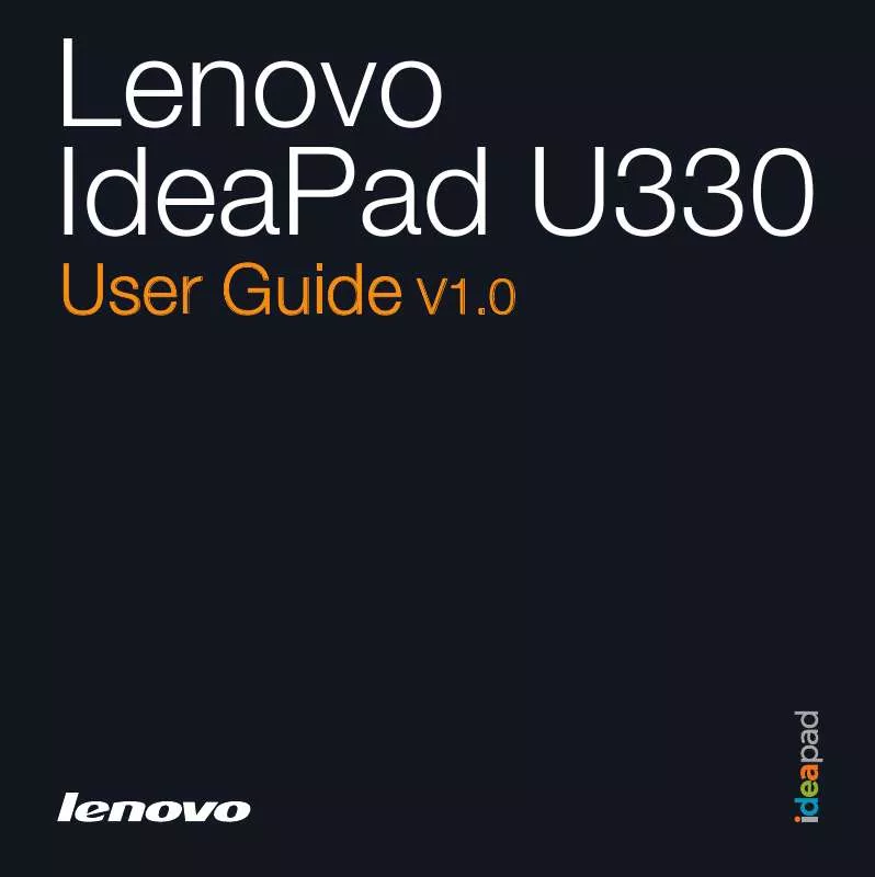 Mode d'emploi LENOVO IDEAPAD U330