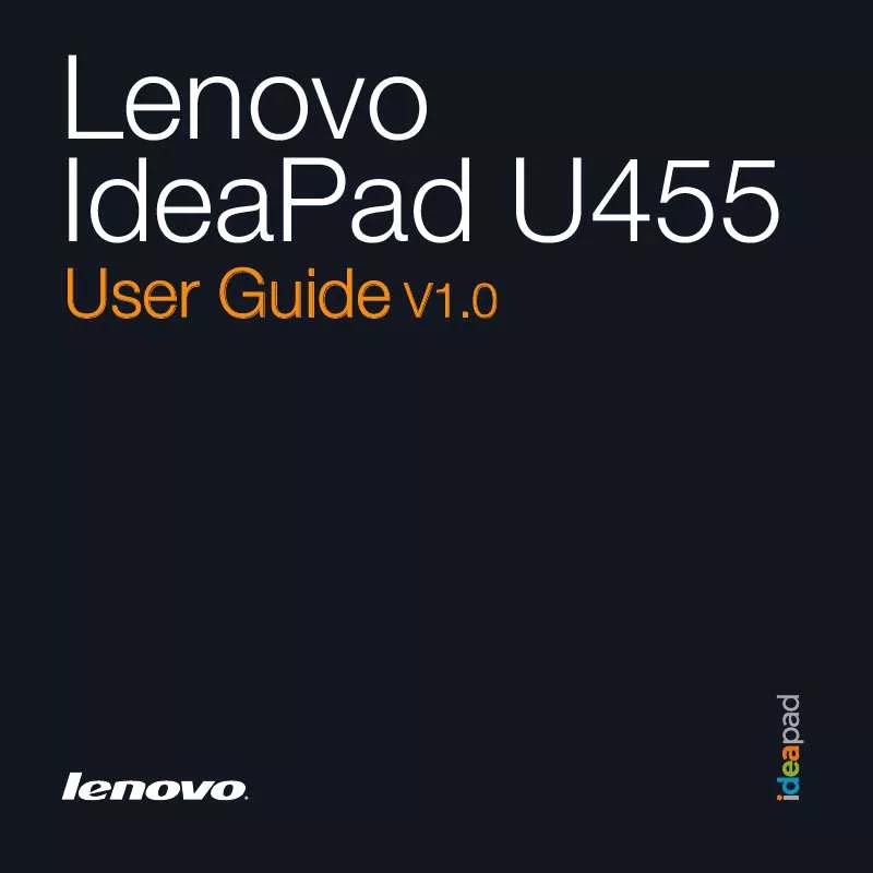 Mode d'emploi LENOVO IDEAPAD U455
