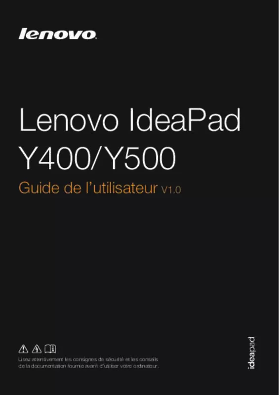Mode d'emploi LENOVO IDEAPAD Y500 (MBG3KFR)