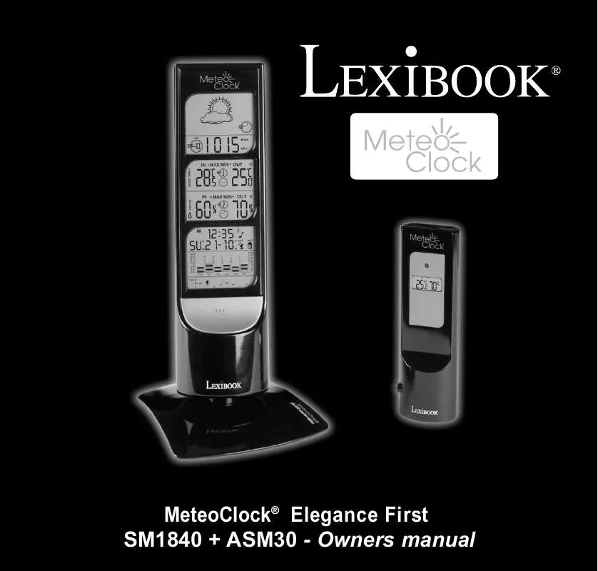 Mode d'emploi LEXIBOOK SM1840