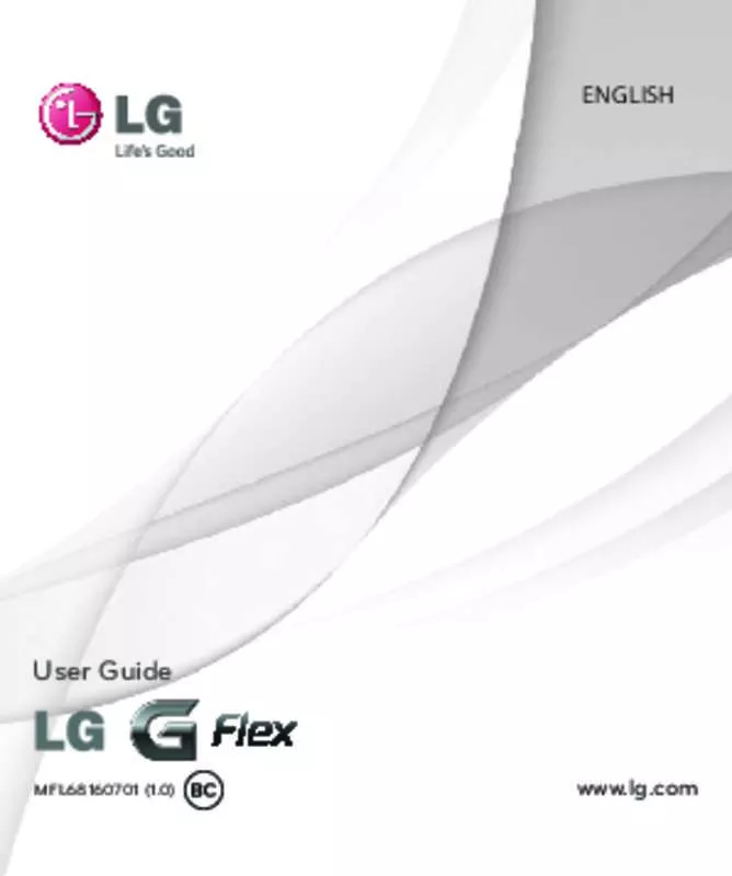 Mode d'emploi LG G FLEX